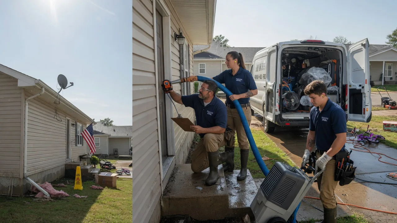 Ceiling Water Damage Restoration in Clarksdale, MO near me